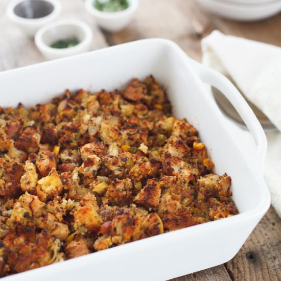 Gluten-free Cornbread Stuffing