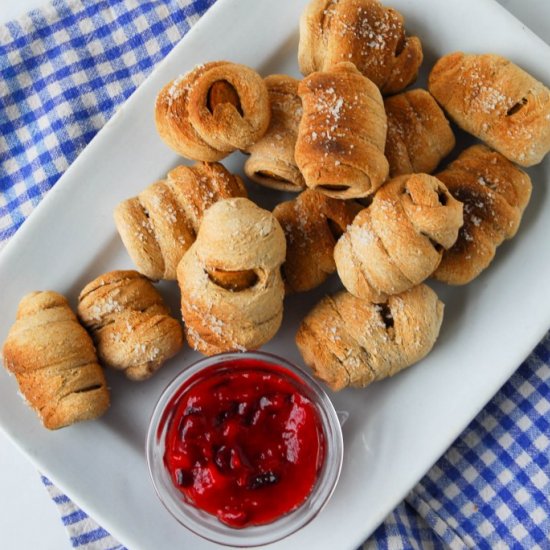 Vegan Pretzel Dogs