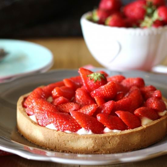 Fresh Strawberries pie