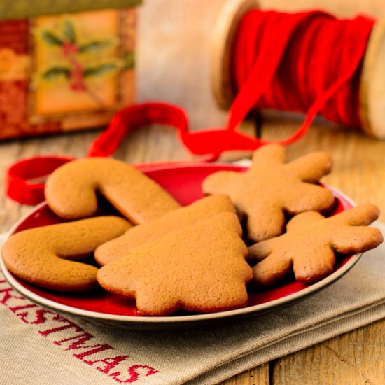 Ginger Molasses Cutout Cookies