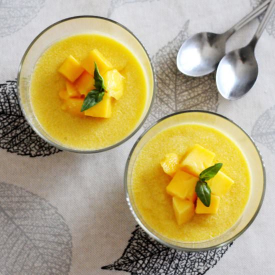 Mango Mousse Cups