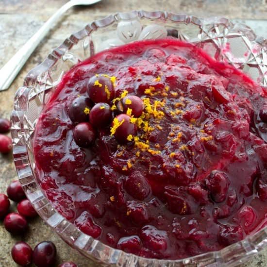 Mom’s Cranberry Sauce