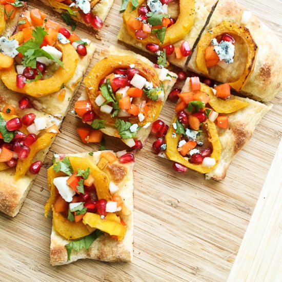 Delicata Pomegranate Flatbread