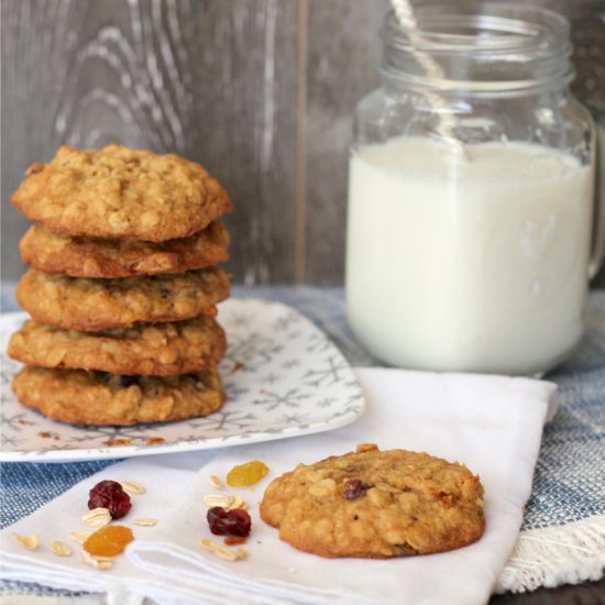 SPIKED Holiday Oatmeal Cookies