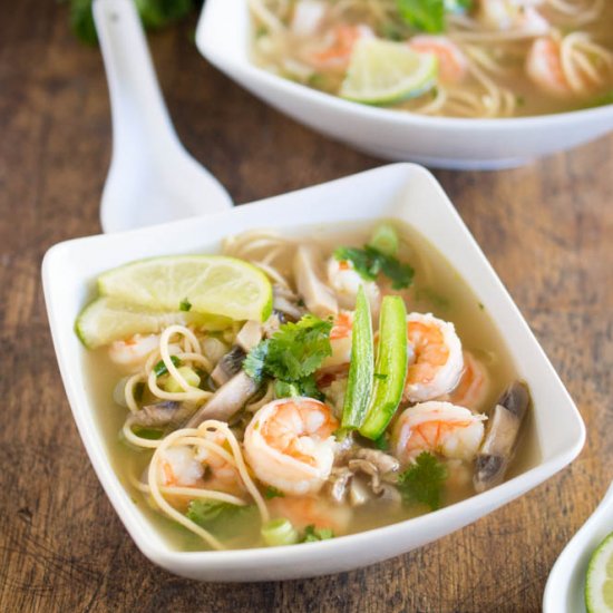 Spicy Shrimp Pho