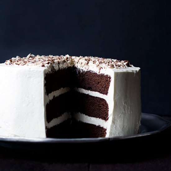 Chocolate Malt Layer Cake