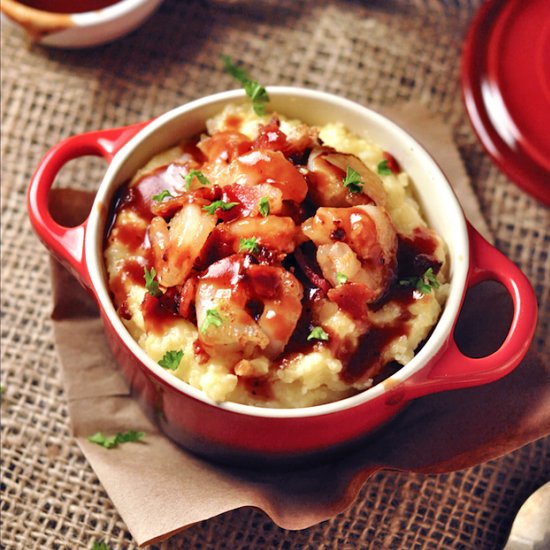 Barbecue Shrimp and Grits