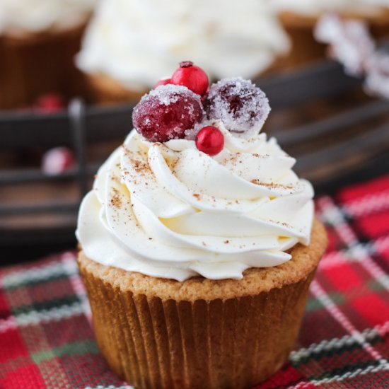 Eggnog Cupcakes