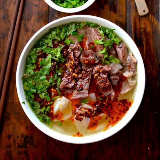 Lanzhou Beef Noodle Soup