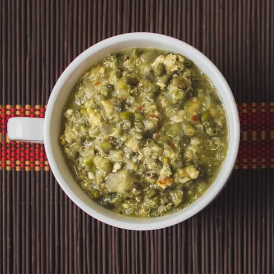 garlicky green chili