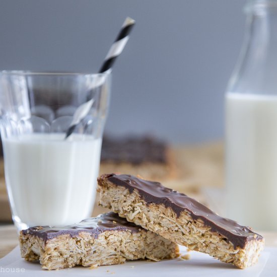 Easy coconut bars