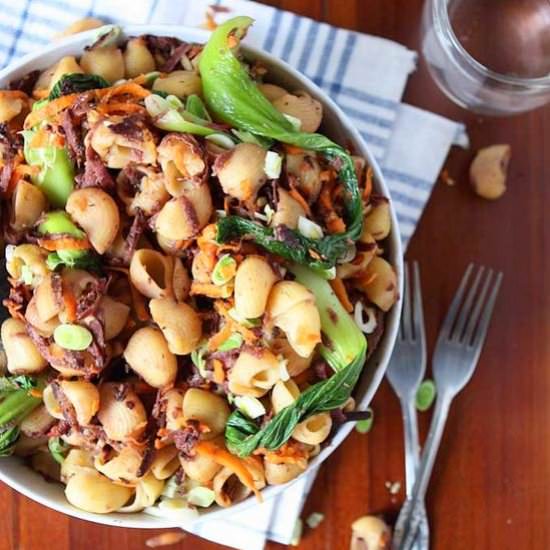 One Pot Sesame Vegetable Pasta