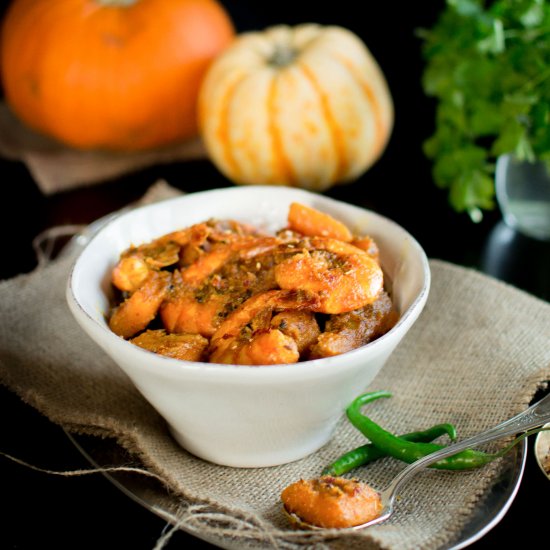 Pumpkin & Prawn Curry