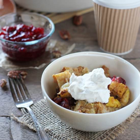 Cranberry pumpkin breakfast bake