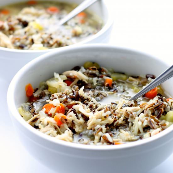 Turkey or Chicken Wild Rice Soup