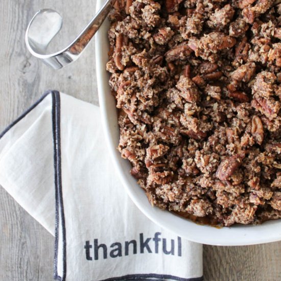 Vegan & GF Sweet Potato Casserole