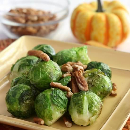 Brussels Sprouts with Pecans