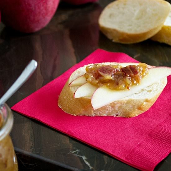 Onion Bacon Jam with Apples