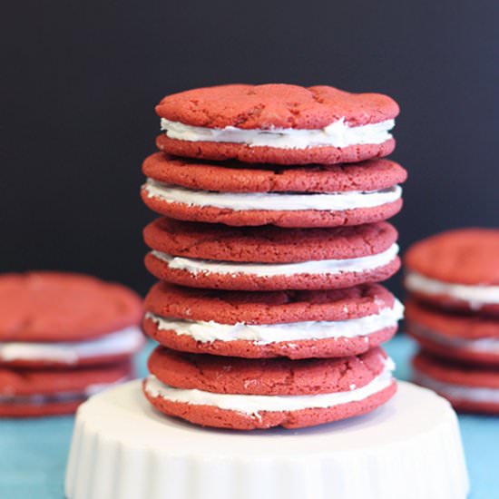 Red Velvet “Oreos”