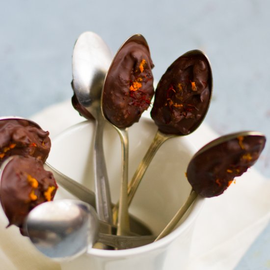 Spiced Chocolate Orange Spoons