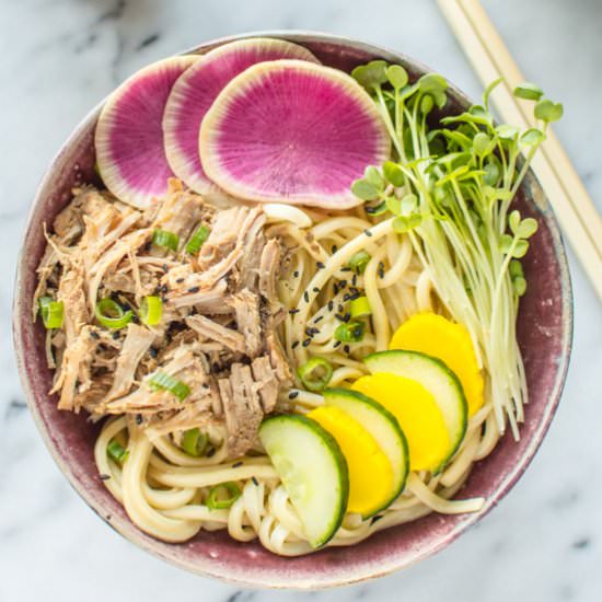 Udon Bowl & Slow Cooker Pork