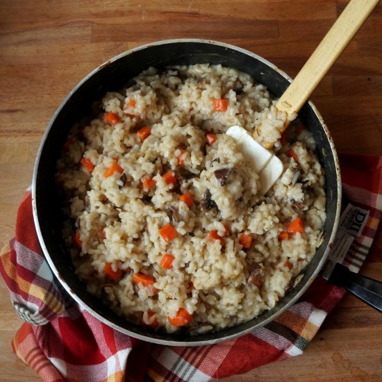 Easy Shiitake Risotto