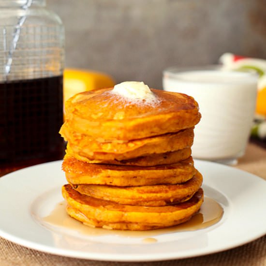 Pumpkin Buttermilk Pancakes