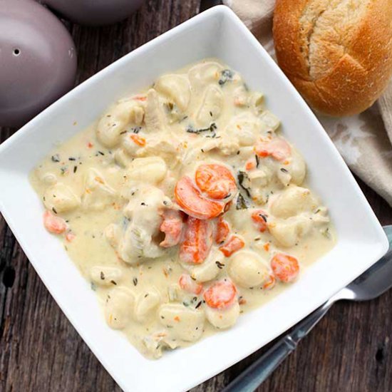 Creamy Chicken Gnocchi Soup