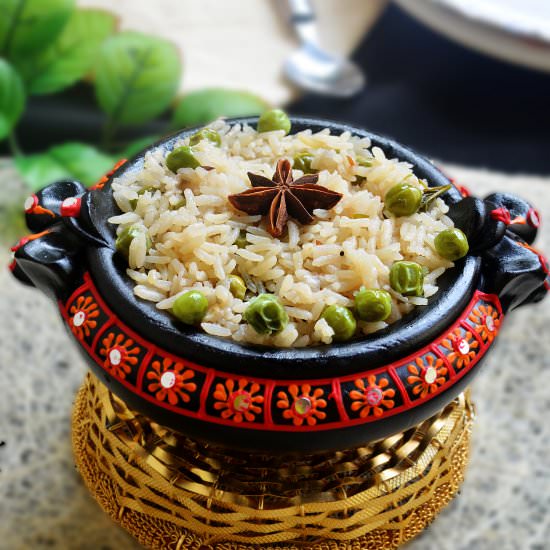 Peas Pilaf/ Peas Pulao