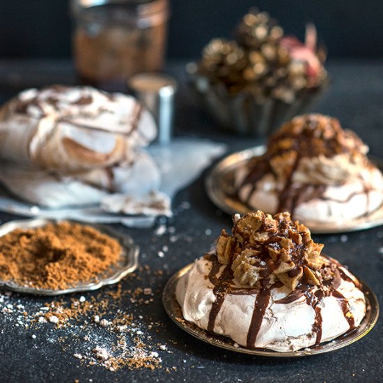 Gingerbread & Chocolate Meringues