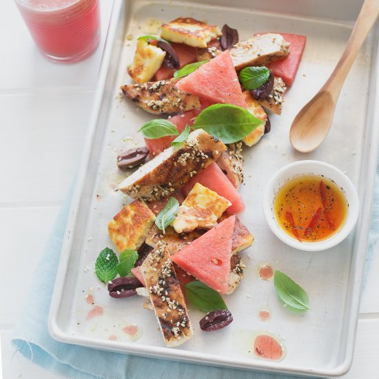 Za’atar Chicken, Watermelon Salad