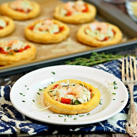 Shrimp and Goat Cheese Tarts