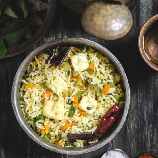 Desi Style Paneer Fried Rice