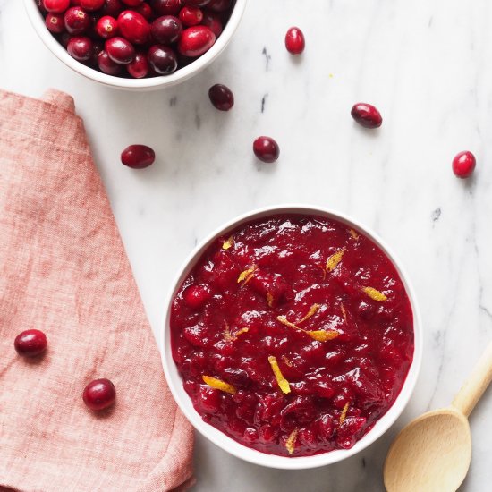 The Best Cranberry Sauce