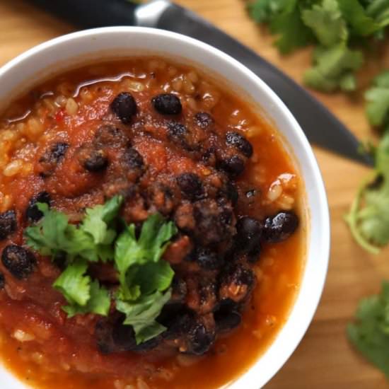 Chipotle Black Beans & Mexican Rice