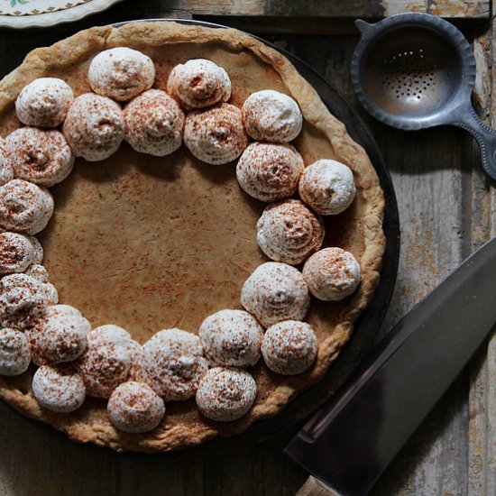 Gingerbread Cream Pie