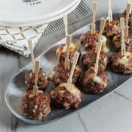 Cheese Stuffed Stuffing Meatballs