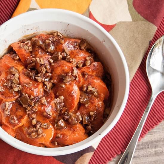 Orange Glazed Sweet Potatoes