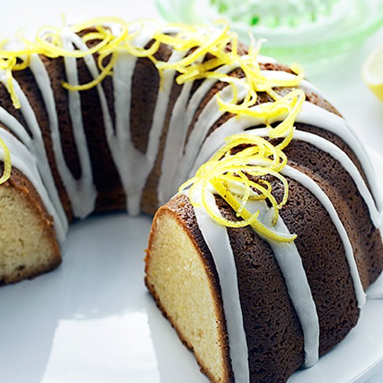 Iced Lemon Pound Cake