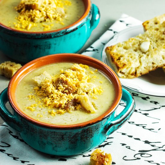 Broccoli and Cauliflower Soup