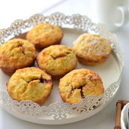 Jam Doughnut Muffins