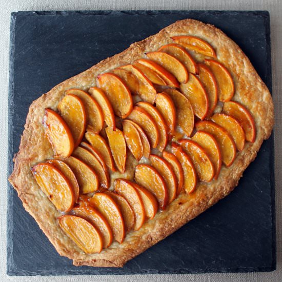 Rustic Persimmon Tart