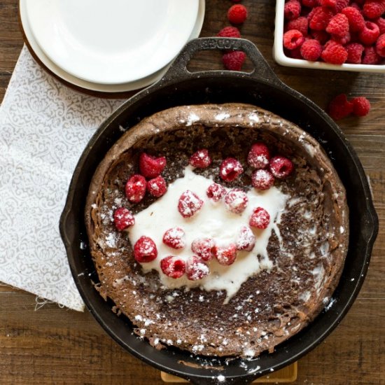 Chocolate German Pancake