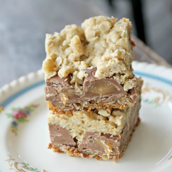 Caramilk Oat Bars