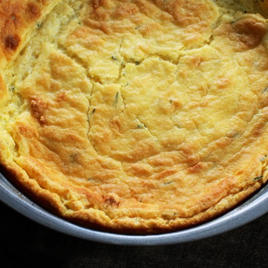 Cornmeal-Crème Fraîche Spoon Bread