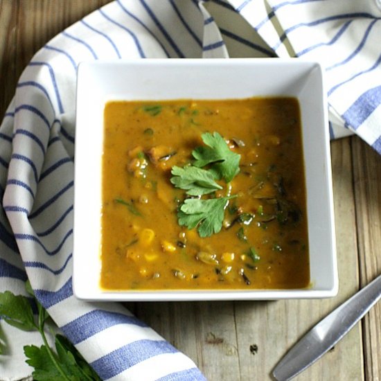 Butternut Squash Soup with Sausage