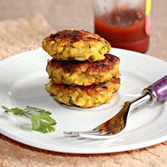 Rice And Cottage Cheese Cutlets