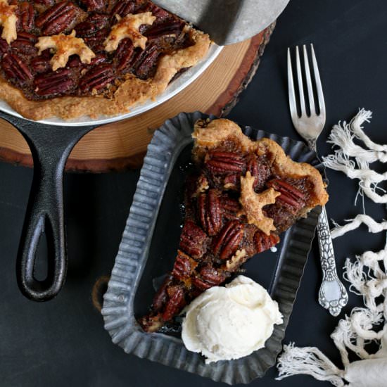 Maple Bourbon Pecan Pie