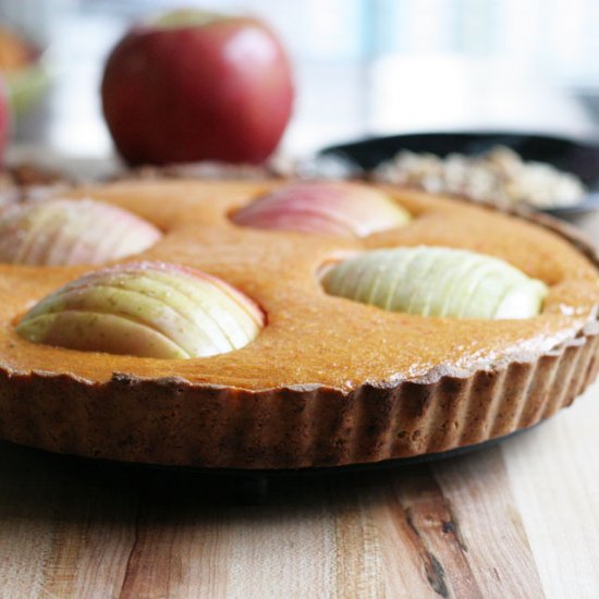 Persimmon Apple Tart