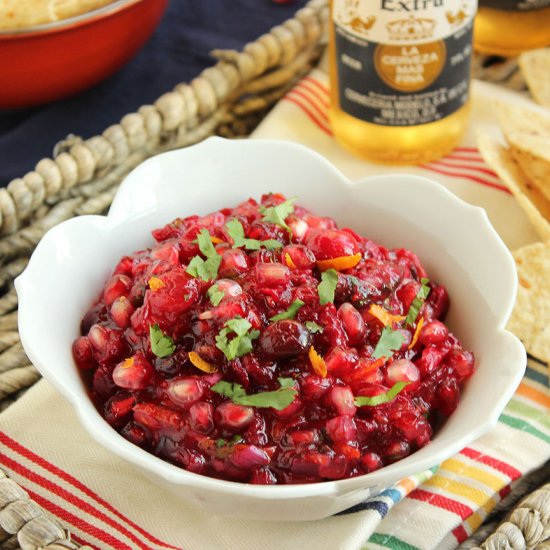 Cranberry Pomegranate Salsa